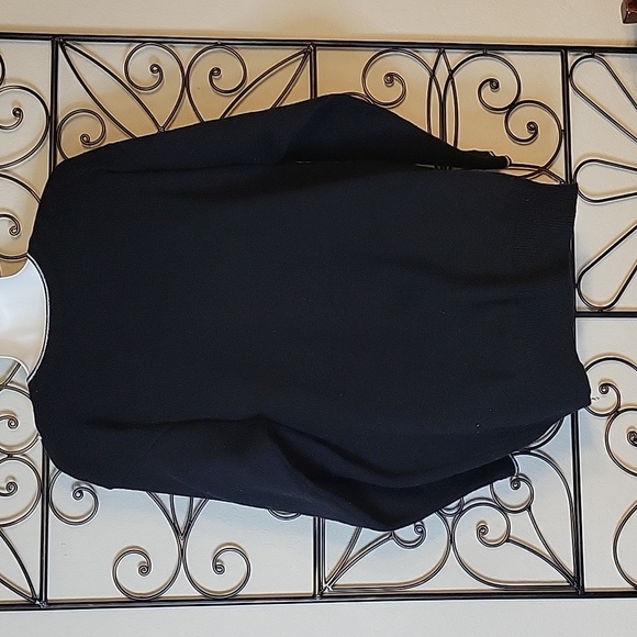 Elisabeth Liz Claiborne Black Sweater Sz 1 - Picture 5 of 6